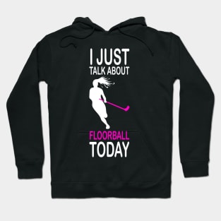 floorball player Hoodie